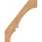 Ekena Millwork 5 1/2"W x 28"D x 36"H Balboa Smooth Knee Brace, Western Red Cedar BRC06X28X36BOA00SWR - alternate 2